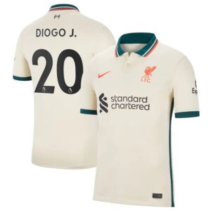 MAILLOT LIVERPOOL EXTERIEUR DIOGO JOTA 2021-2022