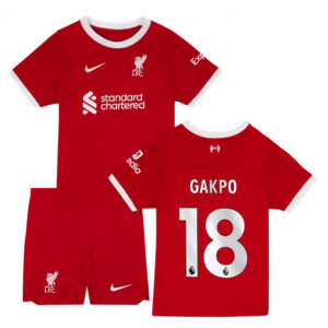 PACK JUNIOR LIVERPOOL DOMICILE GAKPO 2023-2024