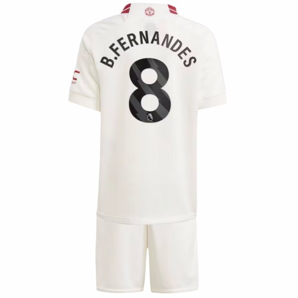 PACK JUNIOR MANCHESTER UNITED THIRD BRUNO FERNANDES 2023-2024