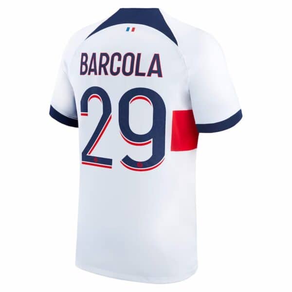 MAILLOT PSG EXTERIEUR BARCOLA 2023-2024