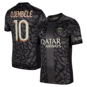 MAILLOT PSG THIRD DEMBELE 2023-2024