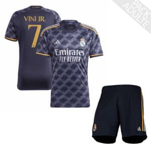 PACK REAL MADRID EXTERIEUR VINI JUNIOR 2023-2024