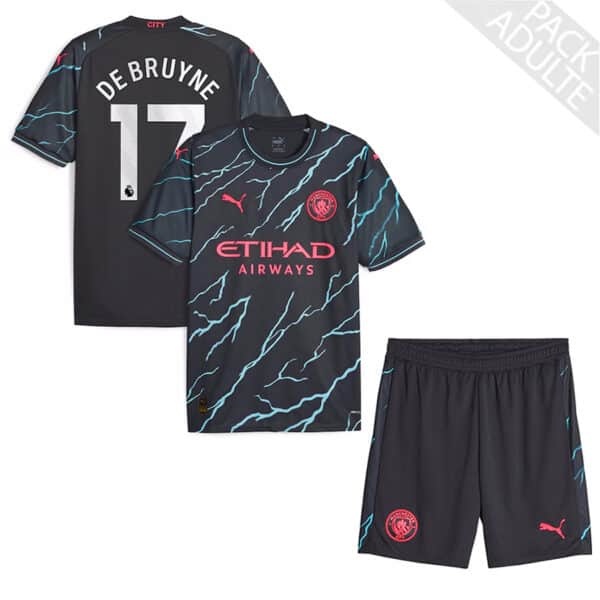 PACK MANCHESTER CITY THIRD DE BRUYNE 2023-2024