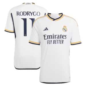 MAILLOT REAL MADRID DOMICILE VINICIUS JR VERSION AUTHENTIC 2023-2024