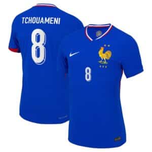 MAILLOT FRANCE DOMICILE TCHOUAMENI DRI-FIT ADV VAPOR MATCH SAISON 2024-2025