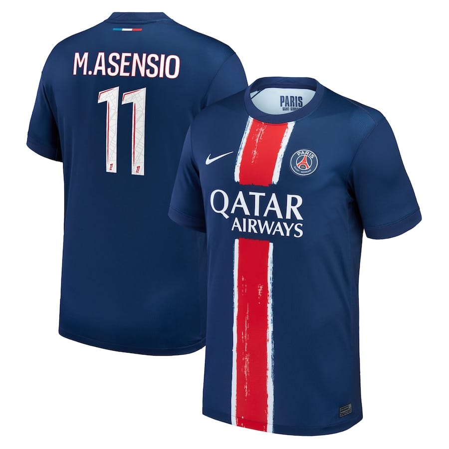 PACK JUNIOR PSG DOMICILE MARCO ASENSIO SAISON 2024-2025