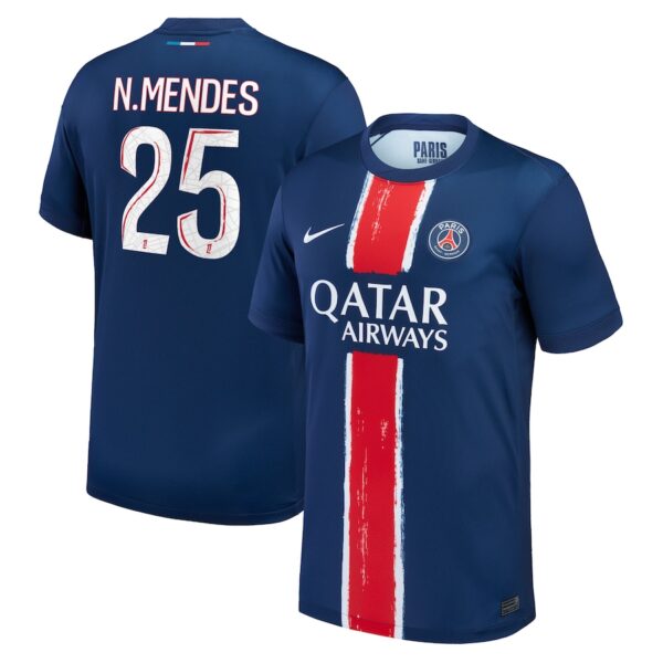 PACK JUNIOR PSG DOMICILE NUNO MENDES SAISON 2024-2025