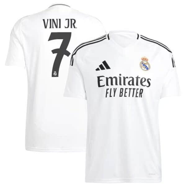 MAILLOT REAL MADRID DOMICILE VINICIUS VERSION AUTHENTIC 2024-2025