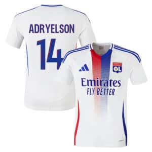 MAILLOT OLYMPIQUE LYONNAIS DOMICILE ADRYELSON SAISON 2024-2025