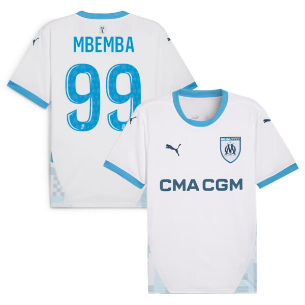 MAILLOT OLYMPIQUE DE MARSEILLE DOMICILE MBEMBA SAISON 2024-2025