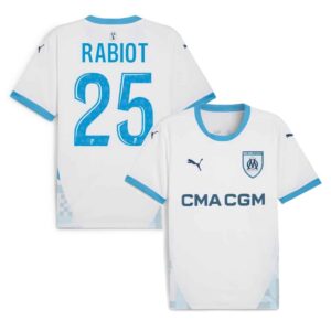 MAILLOT OLYMPIQUE DE MARSEILLE DOMICILE RABIOT SAISON 2024-2025